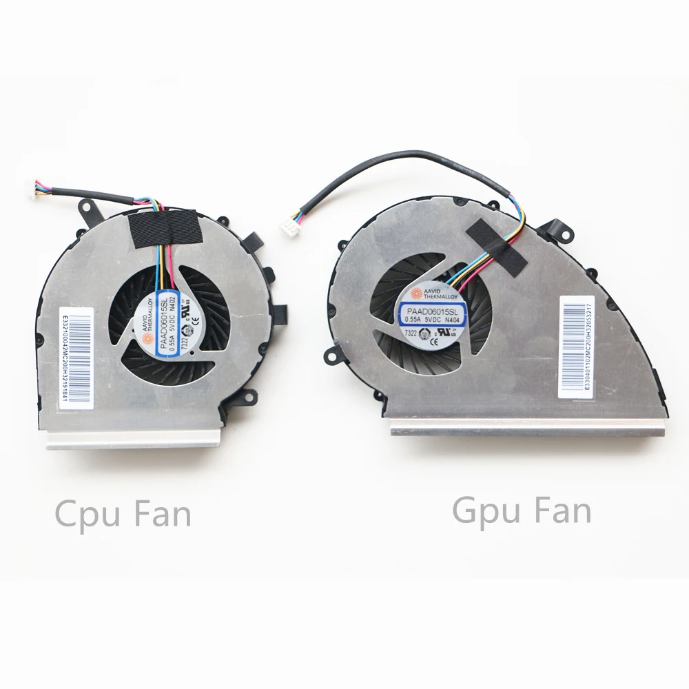 Cpu Fan - ใหม่ CPU GPU พัดลมระบายความร้อนสําหรับ MSI GE72VR