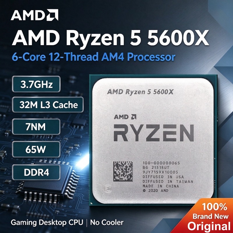 AMD Ryzen 5 5600X 3.7GHz 6 คอร - Cpu Cooler บทวิจารณ์และราคา