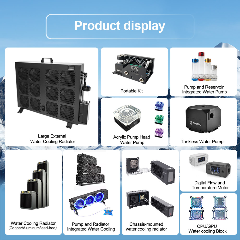 ชุดระบายความร้อนด้วยน้ำแบบติดต - External Radiator Water Cooling Kit บทวิจารณ์และราคา