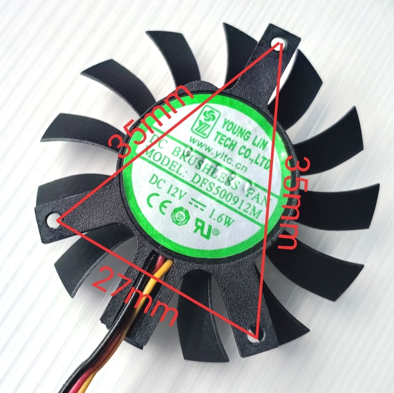 1 ชิ้นใหม่สำหรับ DFS500912L DF - Cpu Fan บทวิจารณ์และราคา
