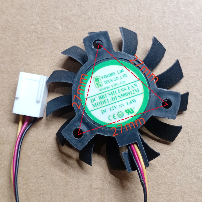 1 ชิ้นใหม่สำหรับ DFS500912L DF - Cpu Fan บทวิจารณ์และราคา